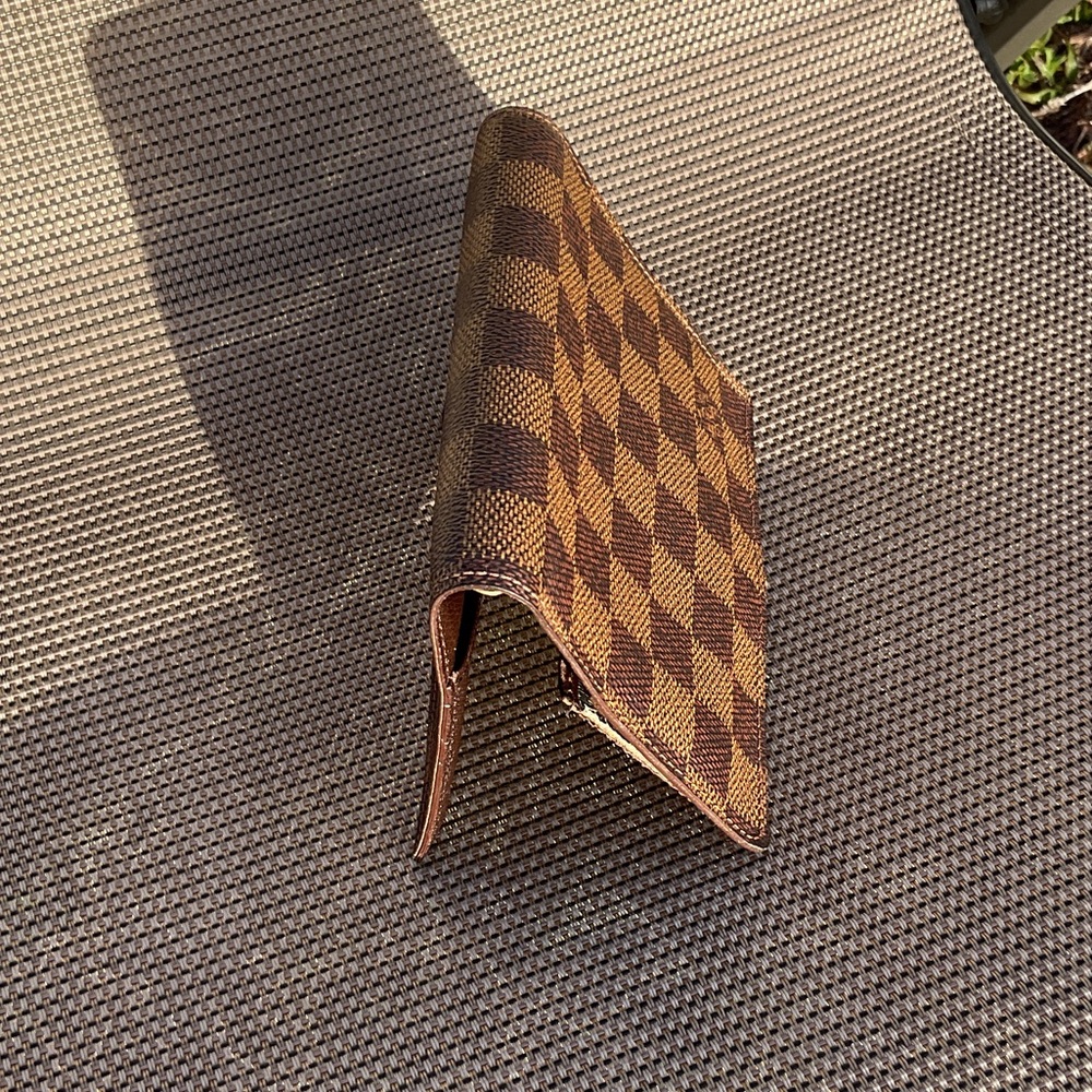 Louis Vuitton Agenda PM Ebene Planner with Gold Accents - Picture 11 of 13